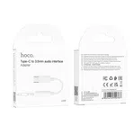 Hoco LS35 Type-C to 3.5mm Adapter Audio Converter with Microphone and Wire Control Support - Available at AfnoBazar Nepal