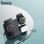 Hoco CQ2 Flash Folding 3-in-1 Wireless Fast Charger (SAM Watch) - Available at AfnoBazar Nepal