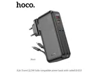 Hoco J126 Travel 22.5W Fully Compatible Power Bank with Cable (US/EU) (10000mAh) - Available at AfnoBazar Nepal