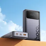 Hoco Q40 Leader PD 65W Power Bank with Digital Display Dark 25000mAh - Available at AfnoBazar Nepal