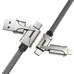 Hoco Magic 4-in-1 Cube Charging Data Cable – S22 - Available at AfnoBazar Nepal