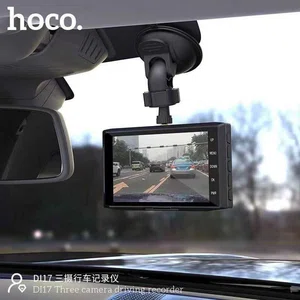 Hoco DI17 3 Camera Driving Recorder - Available at AfnoBazar Nepal