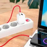 Hoco X87 Magic Silicone Charging Data Cable for Micro - Available at AfnoBazar Nepal