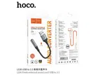 Hoco LS36 USB to 3.5mm AUX Female External Sound Card Cable (12cm) - Available at AfnoBazar Nepal