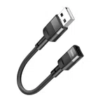 Hoco U107 USB Male to Type-C Female Adapter Cable (L=0.1m) - Available at AfnoBazar Nepal