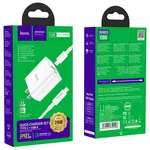 Hoco C80 Wall Charger Rapido PD20W + QC3.0 Charger Set (C to iP) (US) - Available at AfnoBazar Nepal