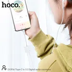 Hoco DUP06 Type-C to Type-C + 3.5mm Digital Audio Converter - Available at AfnoBazar Nepal