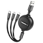 Hoco X75 3-in-1 Charging Cable for Lightning / Micro-USB / Type-C - Available at AfnoBazar Nepal
