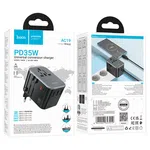 Hoco AC19 Supporter Conversion Charger PD35W EU / US / UK / AU - Available at AfnoBazar Nepal