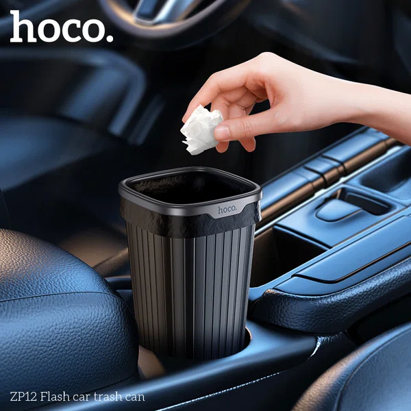 Hoco ZP12 Flash Car Trash Can - Available at AfnoBazar Nepal