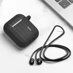Hoco WB10 Fenix Protective Cover for AirPods Pro (Black) - Available at AfnoBazar Nepal