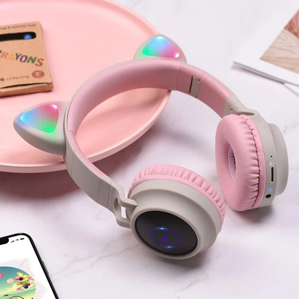 Hoco W27 Cat Ear Wireless Headphone - Available at AfnoBazar Nepal
