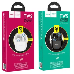 Hoco ES45 Harmony Sound TWS Wireless Headset with Charging Case - Available at AfnoBazar Nepal