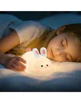 Hoco Cute Silicone Tap Control Night Light for Kids - Rabbit Designs (HX16) - Available at AfnoBazar Nepal