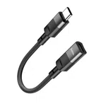 Hoco U107 Type-C Male to iP Female Adapter Cable (L=0.1m) - Available at AfnoBazar Nepal