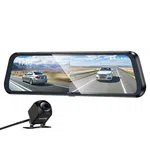 Hoco Dash Cam DV16 Mirror Dual Channel Driving Recorder - Available at AfnoBazar Nepal