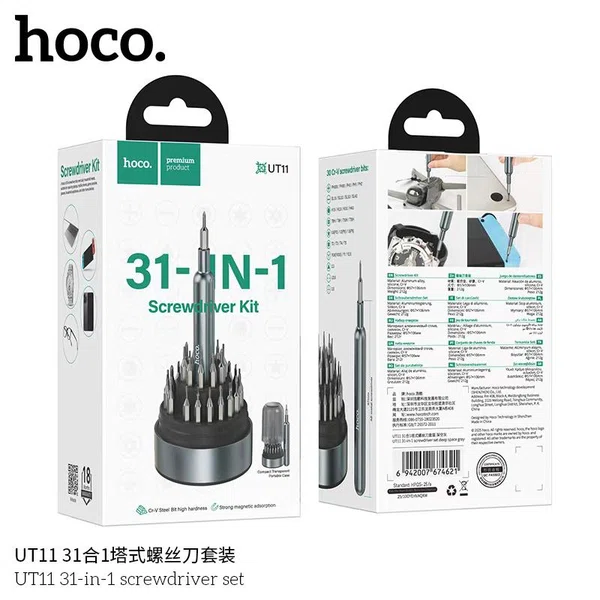 Hoco UT11 31-in-1 Screwdriver Set - Available at AfnoBazar Nepal