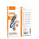 Hoco X112 Favor, Type-C to Type-C Charging Data Cable - Available at AfnoBazar Nepal