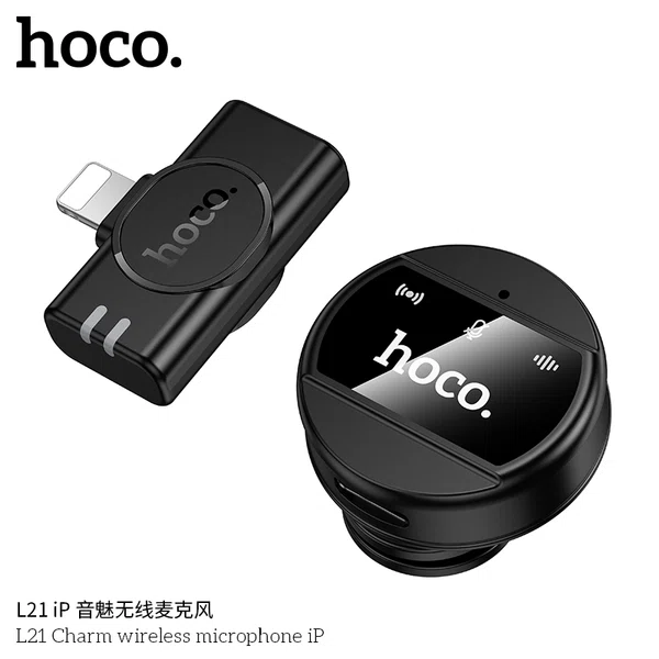 Hoco L21 Charm Wireless Microphone iP - Available at AfnoBazar Nepal