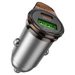 Hoco NZ16A Rigorous 43W Dual Port PD25W+QC3.0 Car Charger - Available at AfnoBazar Nepal