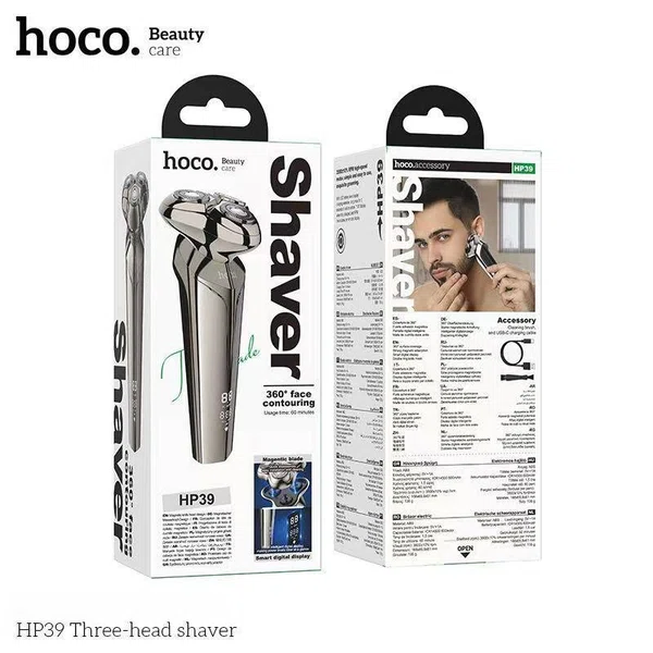Hoco HP39 Three-Head Electric Shaver - Available at AfnoBazar Nepal