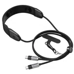 Hoco U145 100W Charging Data Cable C to C Neck Hanging with Massager - Available at AfnoBazar Nepal