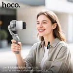 Hoco L20B Fair Wireless Microphone (iP/Type-C/3.5) - Available at AfnoBazar Nepal