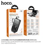 Hoco J156B 22.5W+PD20W Power Bank with Four Cables (30000mAh) - Available at AfnoBazar Nepal