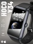 Hoco Y34 Smart Watch - Bluetooth Calling - Black (IP67 Waterproof) - Available at AfnoBazar Nepal