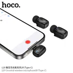 Hoco L19 Graceful Wireless Mobile Microphone (iP/Type-C) - Available at AfnoBazar Nepal