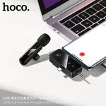 Hoco L20B Fair Wireless Microphone (iP/Type-C/3.5) - Available at AfnoBazar Nepal