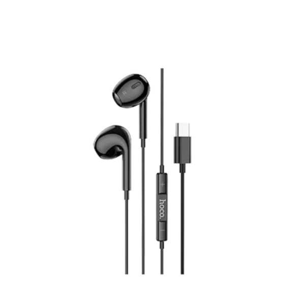 Hoco M101 Max Type-C Crystal Grace Wire Controlled Digital Earphones with Microphones - Available at AfnoBazar Nepal