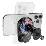 Hoco HW36 Electric Rotating Magnetic Wireless Fast Charging Car Air Outlet Phone Holder - Available at AfnoBazar Nepal