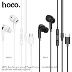Hoco M101 Pro Crystal Sound Type-C Wire-Controlled Digital Earphones with Microphone - Available at AfnoBazar Nepal