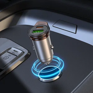 Hoco NZ16A Rigorous 43W Dual Port PD25W+QC3.0 Car Charger - Available at AfnoBazar Nepal