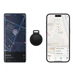 Hoco E101 Dual Anti-Lost Bluetooth Locator for iOS and Android (Black) - Available at AfnoBazar Nepal