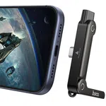 Hoco UA47A 2-in-1 Type-C to Type-C Adapter and Smartphone Kickstand - Available at AfnoBazar Nepal
