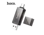 Hoco DHD01 Cool Cloud 2-in-1 Card Reader (USB+Type-C) - Available at AfnoBazar Nepal