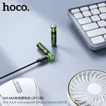 Hoco JA4 AAA Rechargeable Lithium Battery - Available at AfnoBazar Nepal
