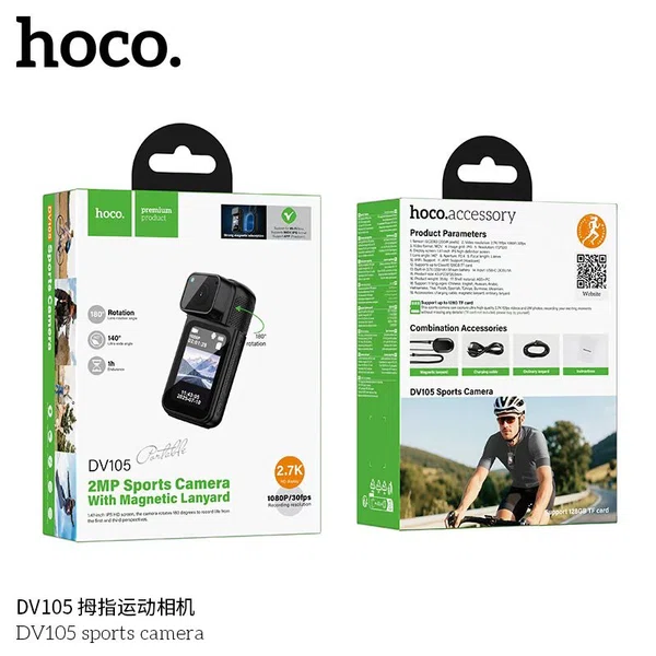 Hoco DV105 Sports Camera - Available at AfnoBazar Nepal