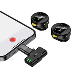 Hoco L22 Bright 2-in-1 Wireless Mobile Microphone with Case (iP/Type-C) - Available at AfnoBazar Nepal
