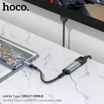 Hoco UA43A Type-C to HDTV for HDMI Conversion Cable - Available at AfnoBazar Nepal