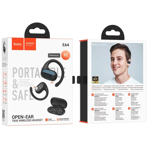 Hoco EA4 Cloud Open True Wireless Sleep BT Earbud - Available at AfnoBazar Nepal