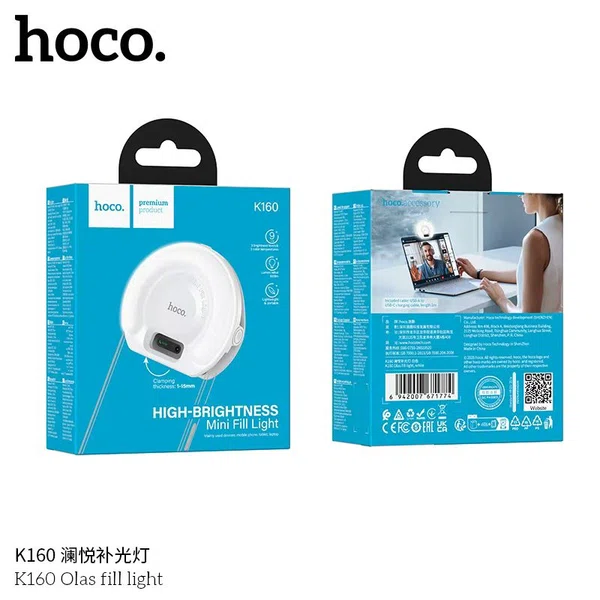 Hoco Portable Fill Light K160 Olas - Available at AfnoBazar Nepal