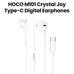 Hoco M101 Max Crystal Grace Type-C Wire-Controlled Digital Earphones with Microphone - Available at AfnoBazar Nepal