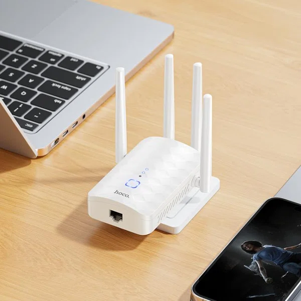 Hoco HI35 WiFi4 Repeater (EU) - Available at AfnoBazar Nepal