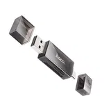 Hoco DHD01 Cool Cloud 2-in-1 Card Reader (USB+Type-C) - Available at AfnoBazar Nepal