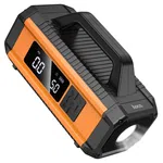 Hoco QS4 Intelligent Air Pump with Emergency Start-Up Power Bank (10000mAh) - Available at AfnoBazar Nepal