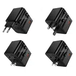 Hoco AC31 PD 25W 3-Port Global Universal Travel Charger (2 x Type-C + USB-A) - Available at AfnoBazar Nepal