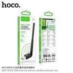 Hoco HI37 WiFi Adapter 4-Antenna High-Gain USB Wireless Network Card - Available at AfnoBazar Nepal